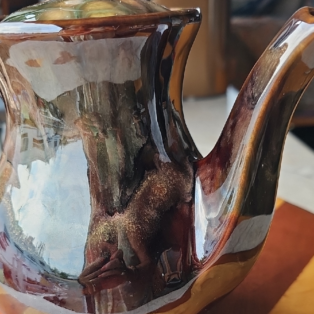 Rare Antique Beauceware Tea Or Coffee Pot